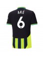 Manchester City Nathan Ake #6 Vieraspaita 2024-25 Lyhythihainen